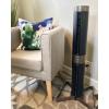 imageVornado Airbar 4 Tower Fan and Horizontal Air Circulator with Remote Control 35Inch 3 Speed Settings MultiDirectional Airflow Touch Control Versatile Cooling Power Magnetic Base BlackContemporary