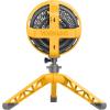 imageVornado EXO5 HeavyDuty Shop Air Circulator Fan with HighImpact Housing Collapsible Tripod Base Clamp Attachment Yellow 7 In