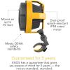 imageVornado EXO5 HeavyDuty Shop Air Circulator Fan with HighImpact Housing Collapsible Tripod Base Clamp Attachment Yellow 7 In
