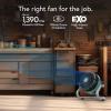 imageVornado EXO51 Small Heavy Duty Air Circulator 3Speed High Velocity Shop Fan Dustproof and WaterResistant Powerful Motor Industrial High Impact Case GreenEXO61  Medium