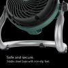 imageVornado EXO51 Small Heavy Duty Air Circulator 3Speed High Velocity Shop Fan Dustproof and WaterResistant Powerful Motor Industrial High Impact Case GreenEXO51  Small