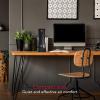 imageVornado HELIX2 Personal Tower Fan with 2 Speed Settings Illuminated Touch Controls 70Degrees of Oscillation Small Footprint BlackHELIX2 Oscillating