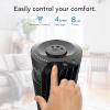 imageVornado OSC54 Oscillating Tower Fan with Remote 32 Inch Quiet Powerful Fan Oscillates 70 18H Timer 4 Speeds Touch Control Air Circulator Fan for Bedroom and Home Office BlackOSC54 Gen 2