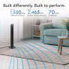 imageVornado OZI42DC Tower Fan with Remote and Timer Oscillating Standing Fan for Bedroom Variable Speed for Precise Control Energy Saving Design for Whole Room Cooling Indoor Floor Fan BlackOZI42DC Energy Smart
