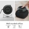 imageVornado PEBL Portable Desk Fan USB Fan Magnetic Base Adjustable Airflow Personal SpotCooling 2 Speed Settings Included Wall Adapter Perfect as Home Office or Travel FanPEBL PAK  Case Included