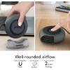 imageVornado PEBL Portable Desk Fan USB Fan Magnetic Base Adjustable Airflow Personal SpotCooling 2 Speed Settings Included Wall Adapter Perfect as Home Office or Travel FanPEBL  No Case