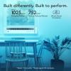 imageVornado PROFILE Window Fan Whole Room Air Circulator Reversible Exhaust Quiet Operation 3 Speed Settings Low Profile Window Fan for Kitchen Bedroom and Home White