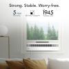 imageVornado PROFILE Window Fan Whole Room Air Circulator Reversible Exhaust Quiet Operation 3 Speed Settings Low Profile Window Fan for Kitchen Bedroom and Home White