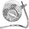 imageVornado Pivot Personal Air Circulator Fan 6inch Quiet Portable Travel Fan 3 Speeds ChampagneIce White