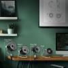 imageVornado Pivot Personal Air Circulator Fan 6inch Quiet Portable Travel Fan 3 Speeds ChampagneStorm Gray