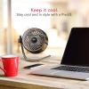 imageVornado Pivot3 Clip Personal Air Circulator Fan with MultiSurface Clip Quiet Portable Fan for Office or Bedroom 3 Speeds BlackPivot3