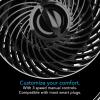 imageVornado Pivot3 Clip Personal Air Circulator Fan with MultiSurface Clip Quiet Portable Fan for Office or Bedroom 3 Speeds BlackPivot3 Clip