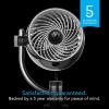 imageVornado Pivot3 Clip Personal Air Circulator Fan with MultiSurface Clip Quiet Portable Fan for Office or Bedroom 3 Speeds BlackPivot3 Clip