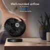 imageVornado SPHERE Personal Adjustable Fan Quiet Operation Targeted Cooling Airflow 2 Speed Settings Manual Control Detachable Base Fan for Desktop Nightstand and Office BlackPersonal