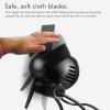 imageVornado Zippi Small Personal Fan Foldable Cooling for Desk 2 Speed Settings Soft Nylon Blades Directable Airflow Compact Design Perfect Fan for Office and Bedroom Multiple Color Options BlackBlack