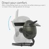 imageVornado Zippi Small Personal Fan Foldable Cooling for Desk 2 Speed Settings Soft Nylon Blades Directable Airflow Compact Design Perfect Fan for Office and Bedroom Multiple Color Options BlackGraphite Gray