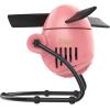 imageVornado Zippi Small Personal Fan Foldable Cooling for Desk 2 Speed Settings Soft Nylon Blades Directable Airflow Compact Design Perfect Fan for Office and Bedroom Multiple Color Options BlackCoral Blush