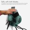 imageVornado Zippi Small Personal Fan Foldable Cooling for Desk 2 Speed Settings Soft Nylon Blades Directable Airflow Compact Design Perfect Fan for Office and Bedroom Multiple Color Options BlackVornado Green