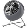 imageVornado VFAN Mini Modern Vintage Fan Retro Metal Air Circulator Fan for Desk ampamp Bedside 2 Speeds Adjustable Tilt Personal Cooling with Targeted Airflow Quiet Fan Storm Gray