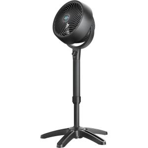 imageVornado 683 Medium Pedestal Whole Room Air Circulator Fan 3 Speed Control Adjustable Standing Height 32 to 38 Inches Black