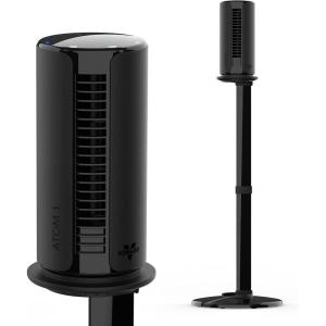 imageVornado ATOM 1S Compact Oscillating Tower Fan with Removable Stand 40quot tall 4 Speeds  BlackSmall