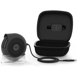imageVornado PEBL Portable Desk Fan USB Fan Magnetic Base Adjustable Airflow Personal SpotCooling 2 Speed Settings Included Wall Adapter Perfect as Home Office or Travel FanPEBL PAK  Case Included