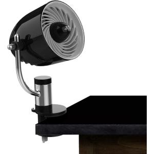 imageVornado Pivot Clip Personal Air Circulator Fan with MultiSurface Clip Quiet Portable Fan for Office or Bedroom 3 Speeds BlackBlack