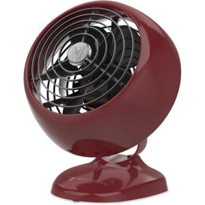 imageVornado VFAN Mini Fan Classic Vintage Fan Retro Metal Air Circulator For Desk ampamp Bedside 2 Speeds Adjustable Tilt Personal Cooling with Targeted Airflow Quiet Fan GreenClaret