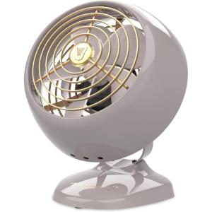 imageVornado VFAN Mini Fan Classic Vintage Fan Retro Metal Air Circulator For Desk ampamp Bedside 2 Speeds Adjustable Tilt Personal Cooling with Targeted Airflow Quiet Fan GreenDriftwood