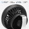 imageVornado 160 Personal Air Circulator Small Fan for Dorm Desk and Bedside Powerful Personal Cooling 2 Speed Settings Vortex Air Circulation Chrome Glide Bar MultiDirectional Airflow BlackTable Fans
