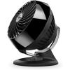 imageVornado 160 Personal Air Circulator Small Fan for Dorm Desk and Bedside Powerful Personal Cooling 2 Speed Settings Vortex Air Circulation Chrome Glide Bar MultiDirectional Airflow BlackTable Fans