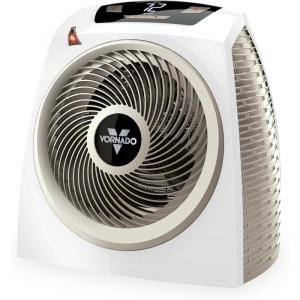imageVornado AVH10 2025 Space Heater for Home Fan Only Option Digital Display with Adjustable Thermostat Advanced Safety Features Auto Climate Control Whole Room Electric Heater for Indoors WhiteAVH10 2025 Model