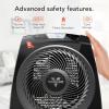 imageVornado TAVH10 2025 Space Heater with Remote for Home Fan Only Option Digital Display with Adjustable Thermostat Advanced Safety Features Timer Auto Climate Control Heater for Bedroom BlackTAVH10 2025 Model