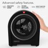 imageVornado Velocity 5R 2025 Whole Room Space Heater with Remote LED Touch Controls Digital Thermostat Locking Controls 112 Hour Timer Automatic Climate Control Powerful Heater for Bedroom BlackVelocity 5R 2025 Model