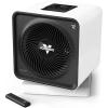 imageVornado Velocity CUBE 5 OSC Whole Room Space Heater with 70 Oscillation Remote Control Vortex Heat Circulation LED Touch Controls 112 Hour Timer Advanced Safety AutoClimate Control White