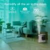 imageVornado MISTIC 8 Whole Room Ultrasonic Humidifier TopFill Aromatherapy 2Gallon Tank 3Gallon Output Warm or Cool Mist Humidifier Automatic Humidity Control Included Scent PadsMISTIC 8